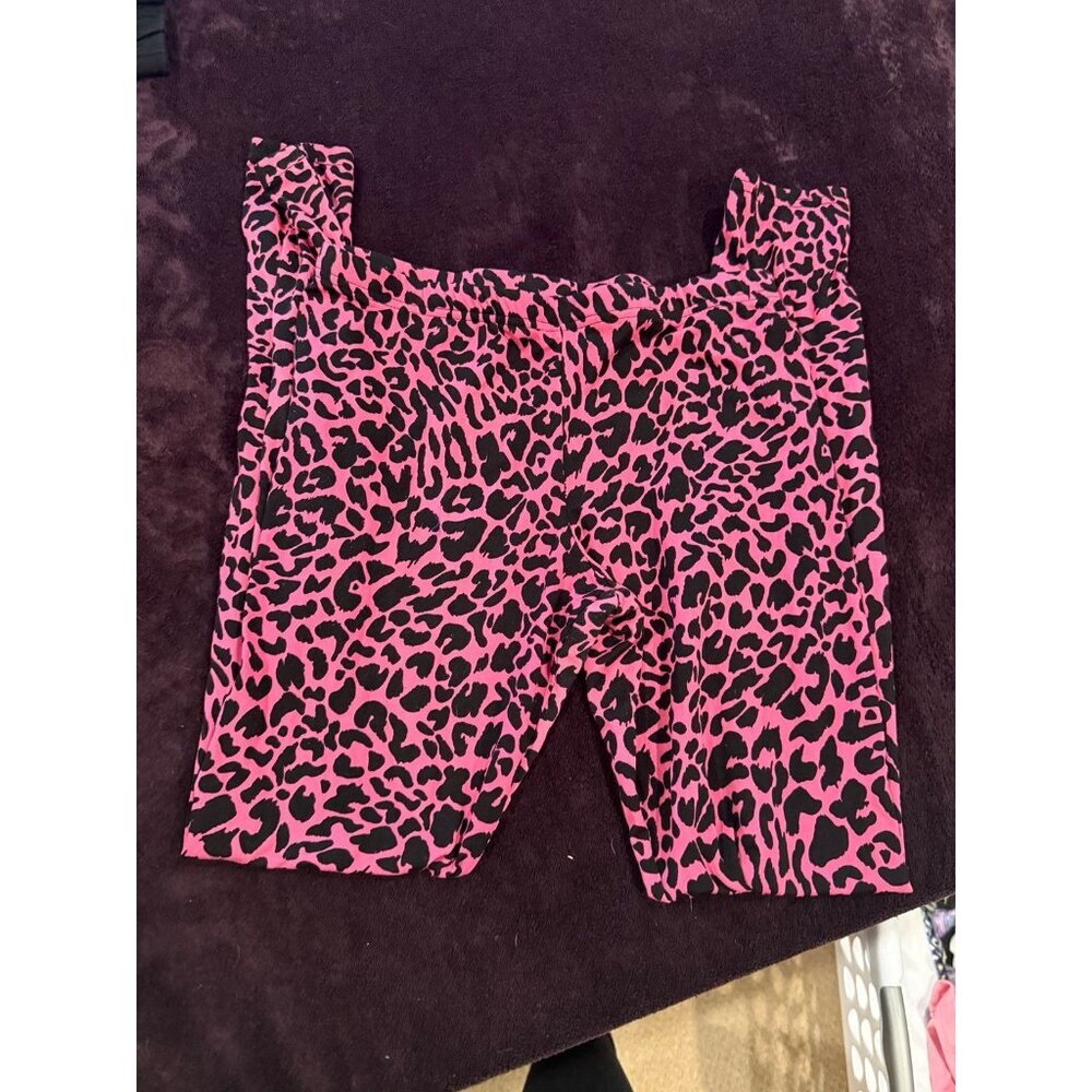 6 FOR $10 Energie large pink cheetah print leggings